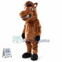 Angry Brown Horse Mascot Costume