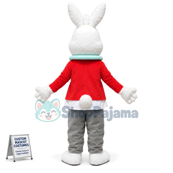 Easter Love Rabbit Mascot Costume