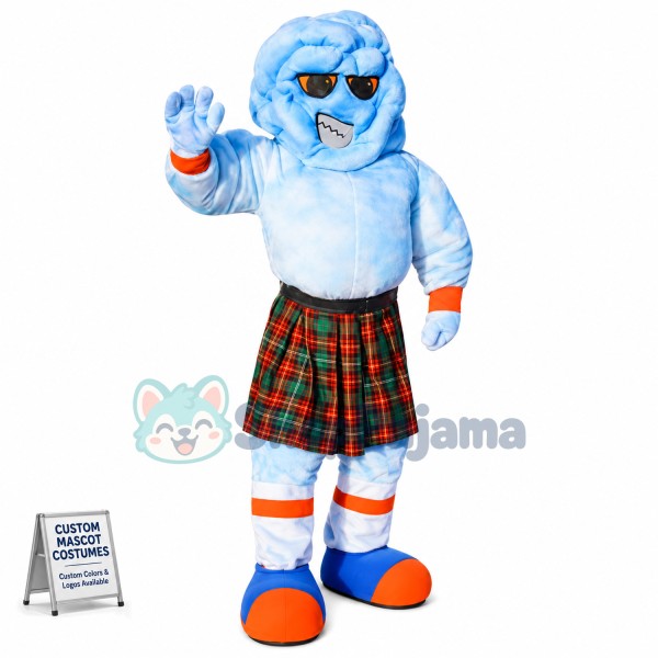 Hard Rock Man Mascot Costume