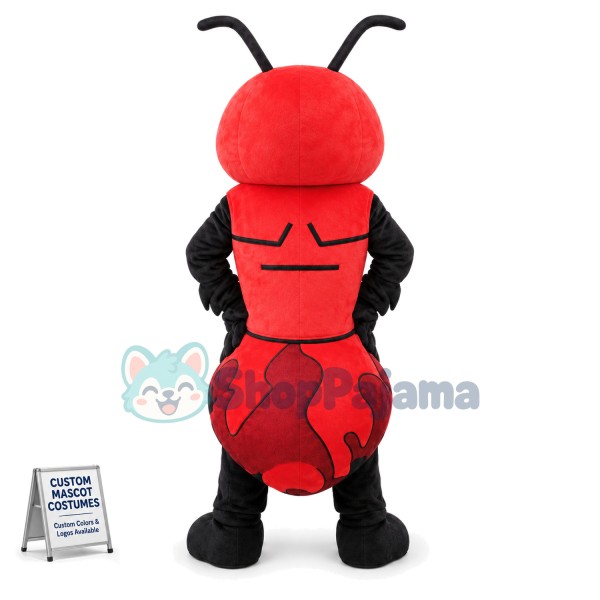 Huge Red Beetle Mascot Costume