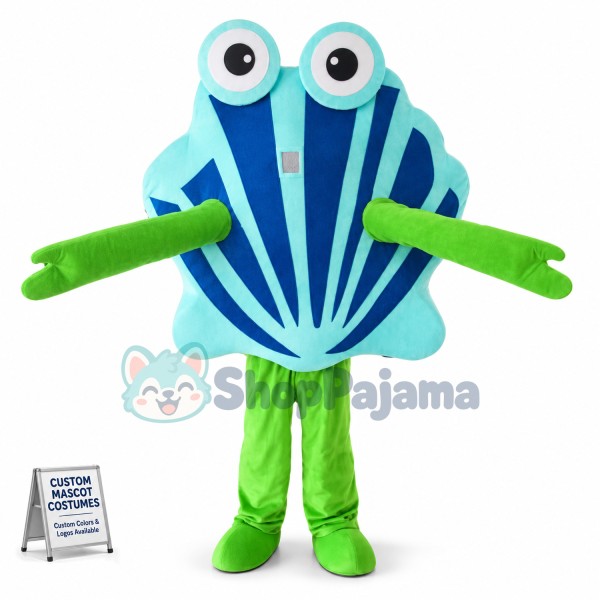 Sea Shell Mascot Costume With Hands