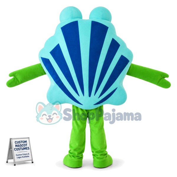 Sea Shell Mascot Costume With Hands