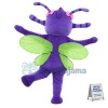 Dancing Purple Butterfly Mascot Costume