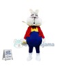 Wise Watch Rabbit Mascot Costume