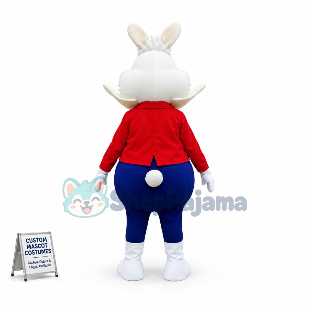 Wise Watch Rabbit Mascot Costume