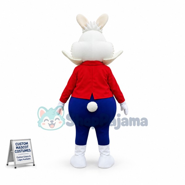 Wise Watch Rabbit Mascot Costume