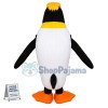 Tired Penguin Mascot Costume With Long Body