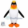 Tired Penguin Mascot Costume With Long Body