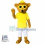 Sunglasses Bear Mascot Cartoon Costume
