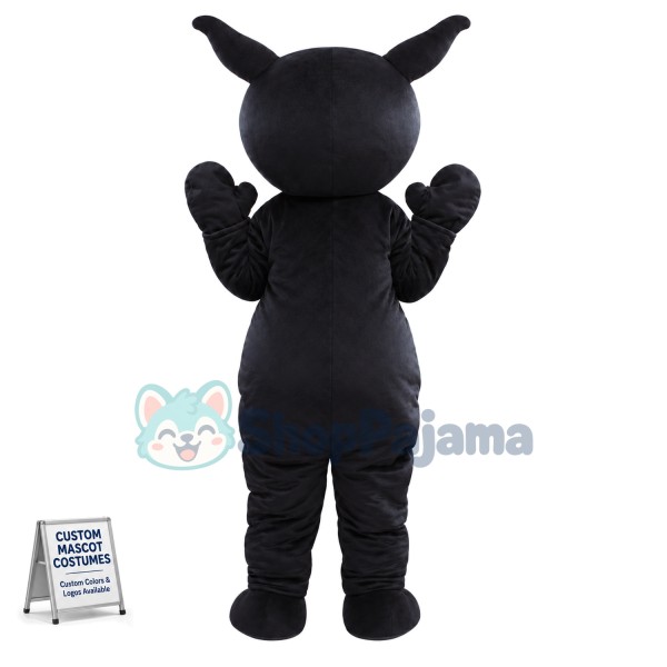 Black Doll Box Mascot Cartoon Costume