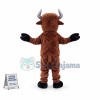 Silver Horns Yak Mascot Costume