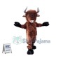 Silver Horns Yak Mascot Costume