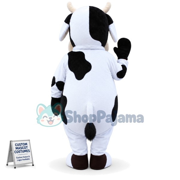 Well-disposed Farm Cow Mascot Costume