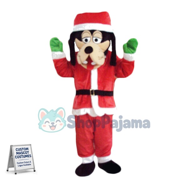 Christmas Goofy Dog Mascot Costume