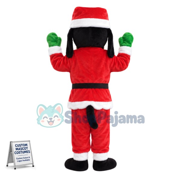 Christmas Goofy Dog Mascot Costume