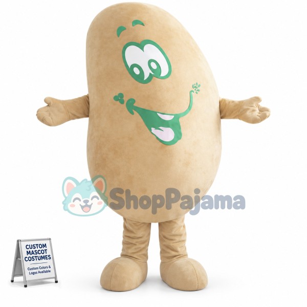 Fresh Potato Mascot Cartoon Costume
