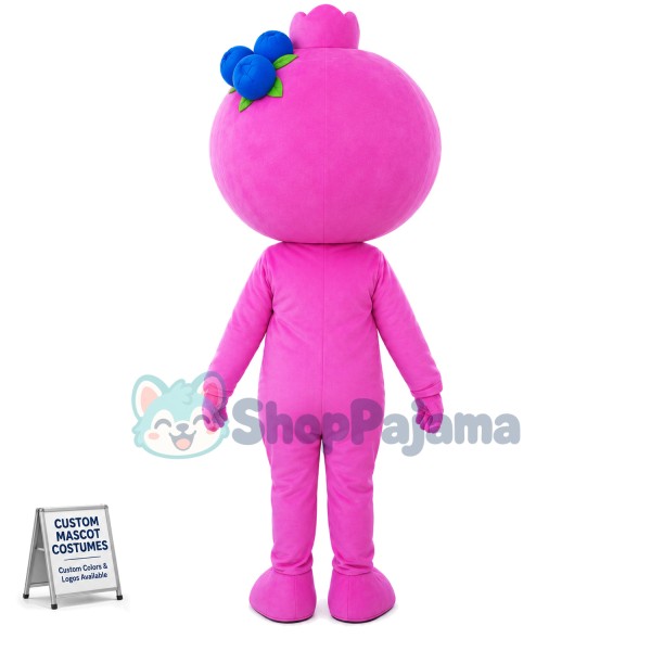 Cartoon Blueberry Doll Mascot Costume