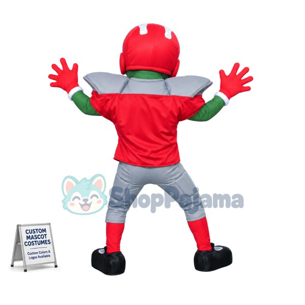 Football Zombie Mascot Cartoon Costume
