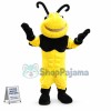 Strong Muscle Bee Mascot Costume