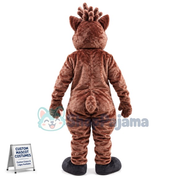 Sturdy Brown Horse Mascot Plush Costume