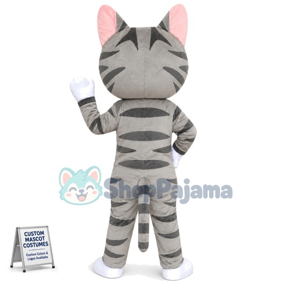 Cheese Cat Mascot Cartoon Costume