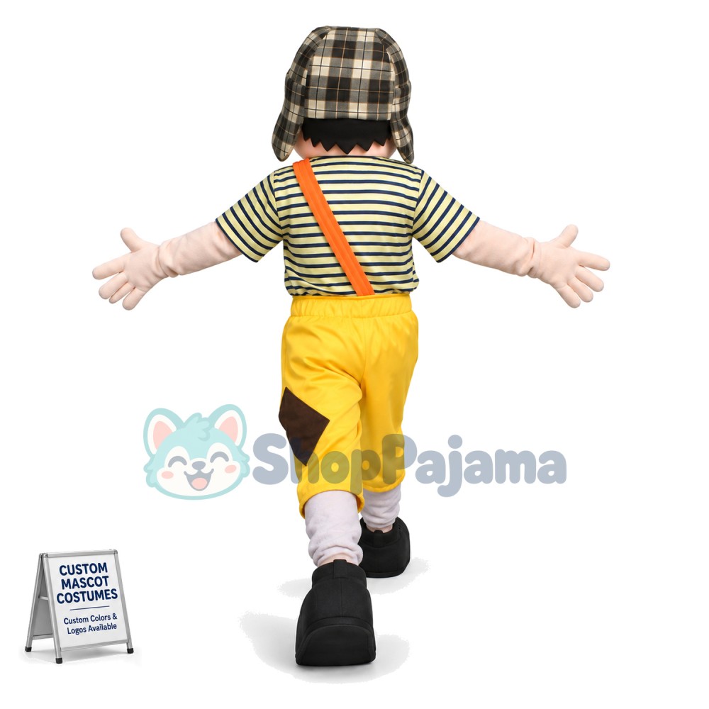 Cheerful Teenager Mascot Costume