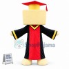 Building Block In Bachelor Uniform Mascot Costume