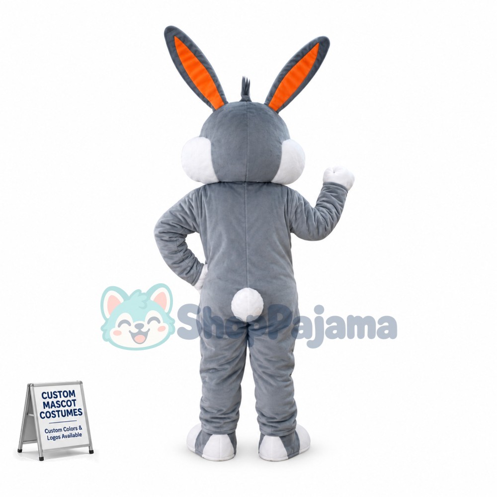 Big Face Bugs Bunny Mascot Costume
