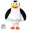 Emperor Penguin Of Madagascar Cartoon Mascot Costume