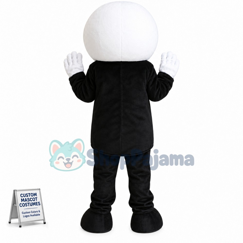 Halloween Skeleton Man Mascot Costume