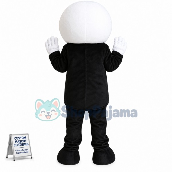 Halloween Skeleton Man Mascot Costume