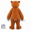 Stitched Violent Bear Mascot Plush Costume
