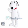 Snoopy Mascot Costume With Red Collar