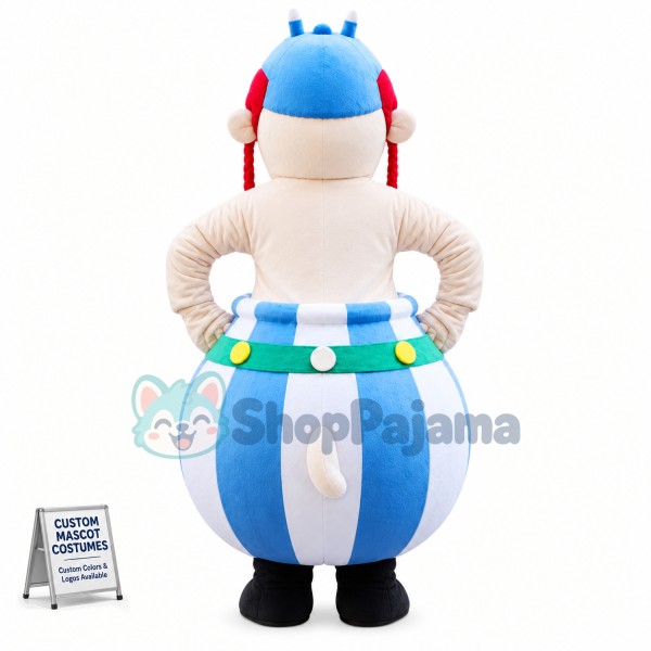 Interesting Barrel Uncle Mascot Costume