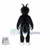 Bad Black Wolf Mascot Costume For Adult