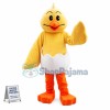 Strong Eggshell Chicken Mascot Costume