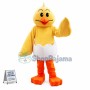 Strong Eggshell Chicken Mascot Costume