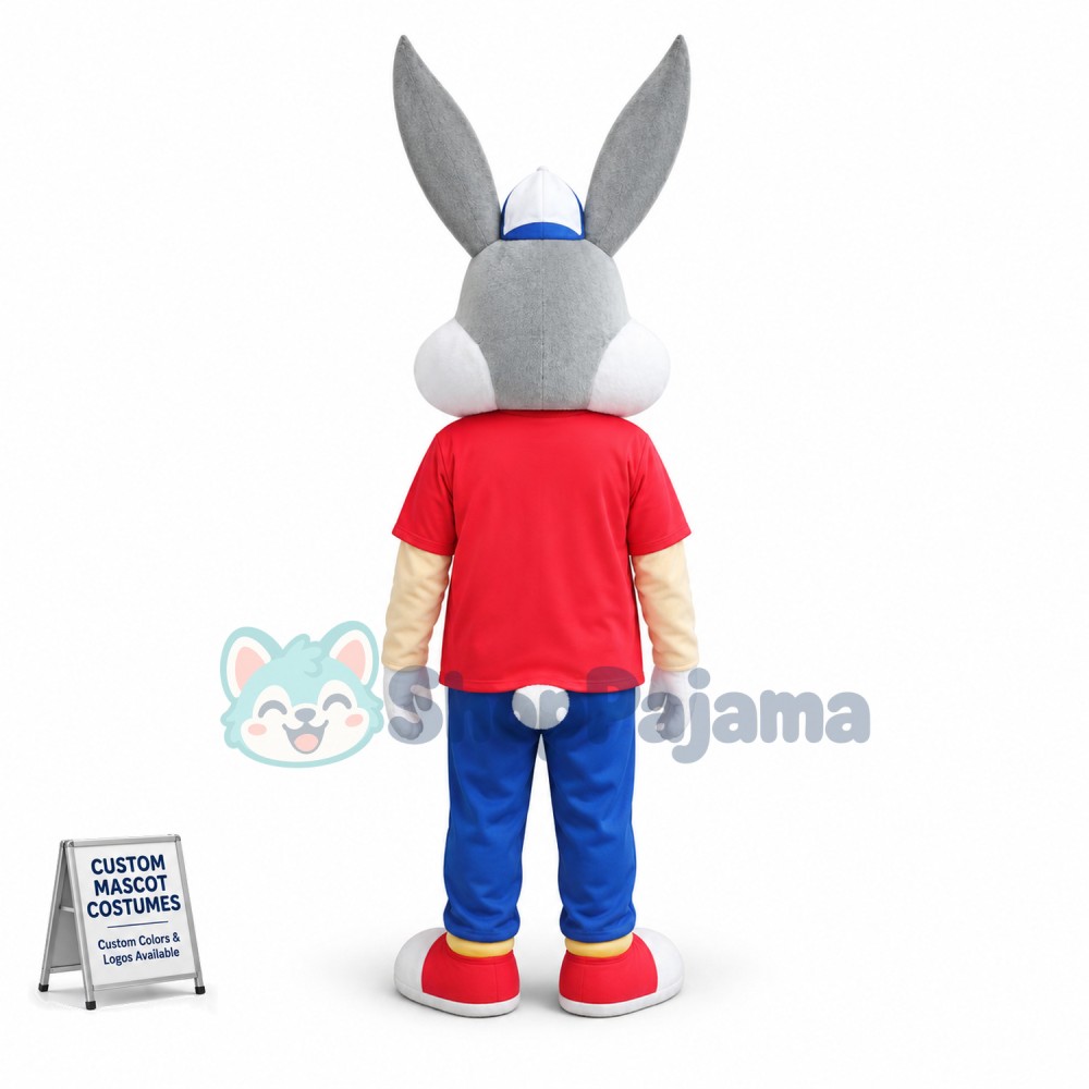 Bugs Bunny In Sports Suit Mascot Costume