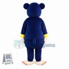 Depressed Dark Blue Orangutan Mascot Costume