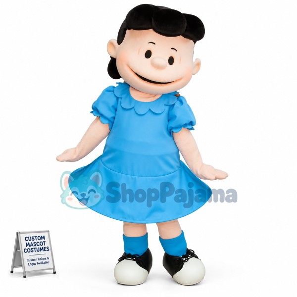 Lucy Van Pelt Mascot Cartoon Costume