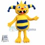 Adult Cartoon Yellow Cat Mascot Costume