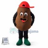 Coffee Bean In The Cap Mascot Costume