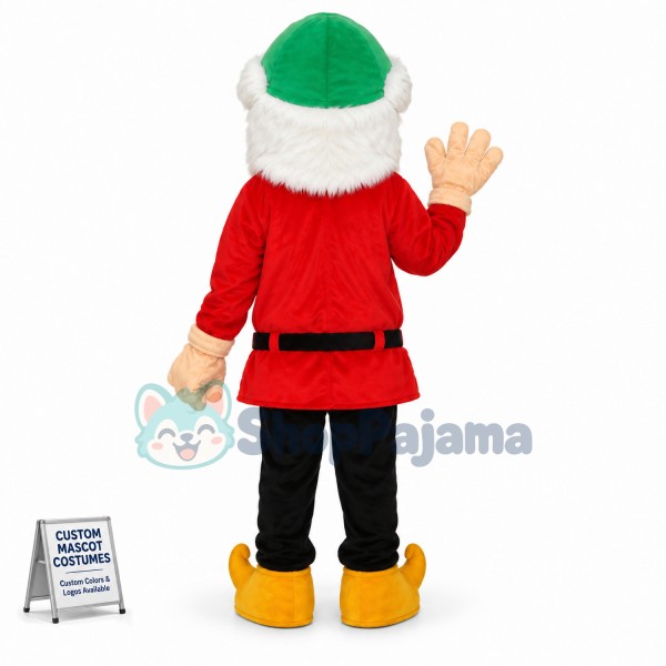 The Dwarf Mascot Costume In Red Coat