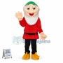 The Dwarf Mascot Costume In Red Coat