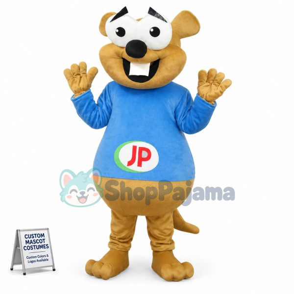 Bright Funny Groundhog Mascot Costume