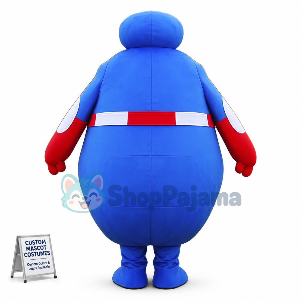 Captain America Baymax Mascot Costume