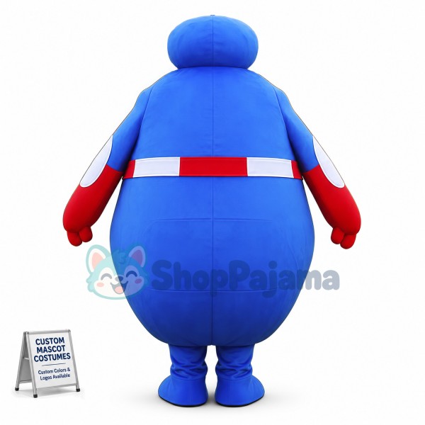 Captain America Baymax Mascot Costume