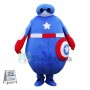 Captain America Baymax Mascot Costume