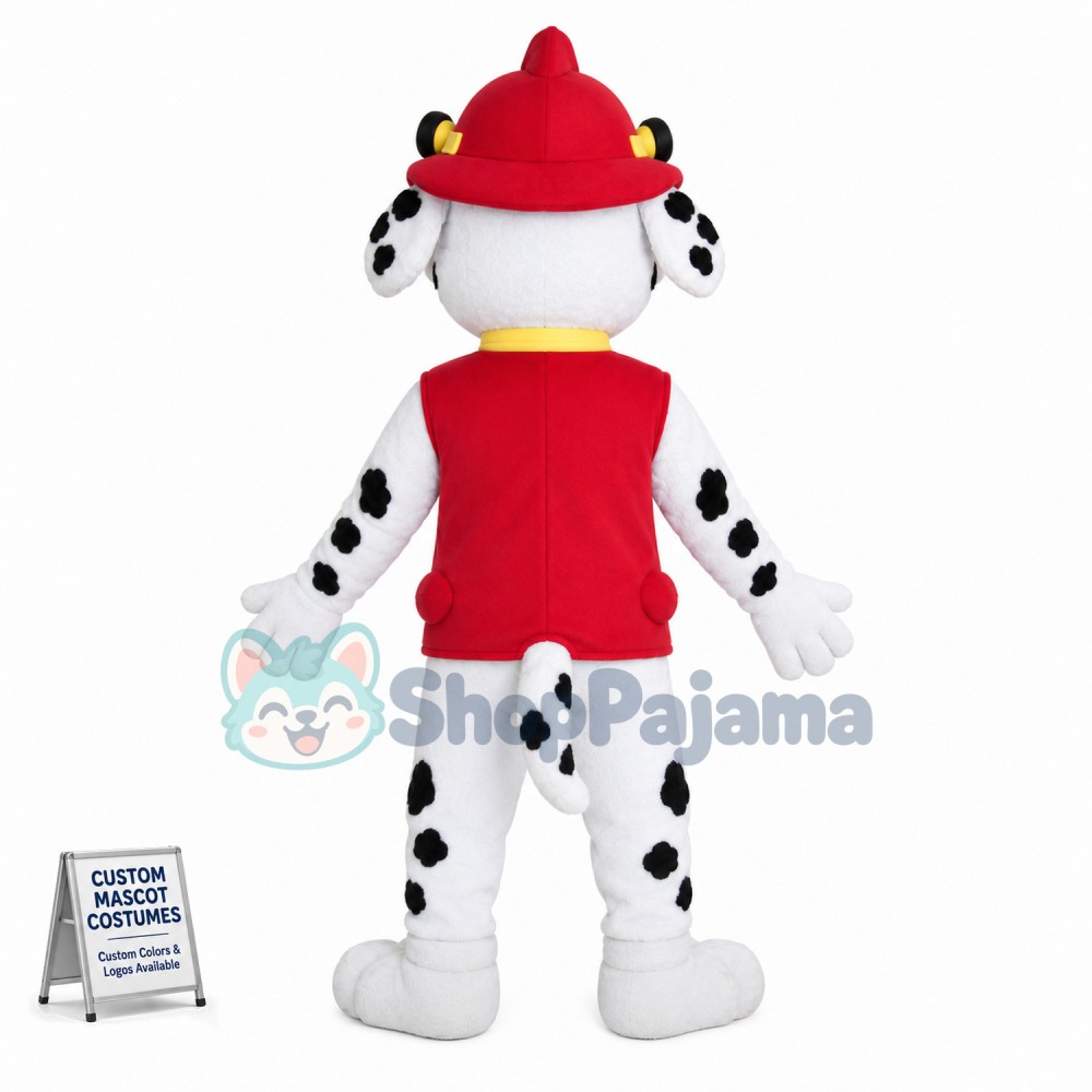 Fire Dog Marshall Mascot Costume