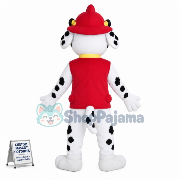 Fire Dog Marshall Mascot Costume
